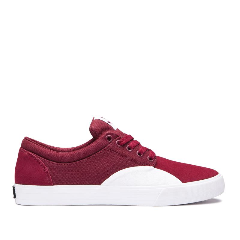 Supra CHINO Skateschuhe Damen Bordeaux Deutsch TMUPC1086